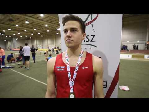 Jerémiás Donát fedett pályás ob győzelme 2017