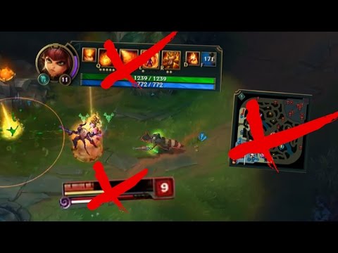 NO HEALTHBARS. NO COOLDOWNS. NO MINIMAP. NO HUD - Weird League of Legends