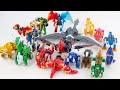 Super10x Ultimate Warriors MiniForce SuperDino7 ShenShouJinGang5 GodBeastKing Transformation