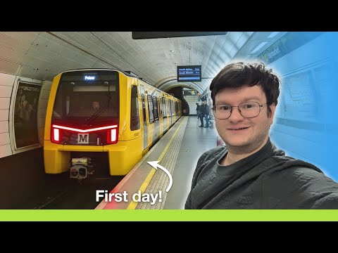 I Rode the FIRST New Metro Train in Service! | Tyne and Wear Metro Class 555