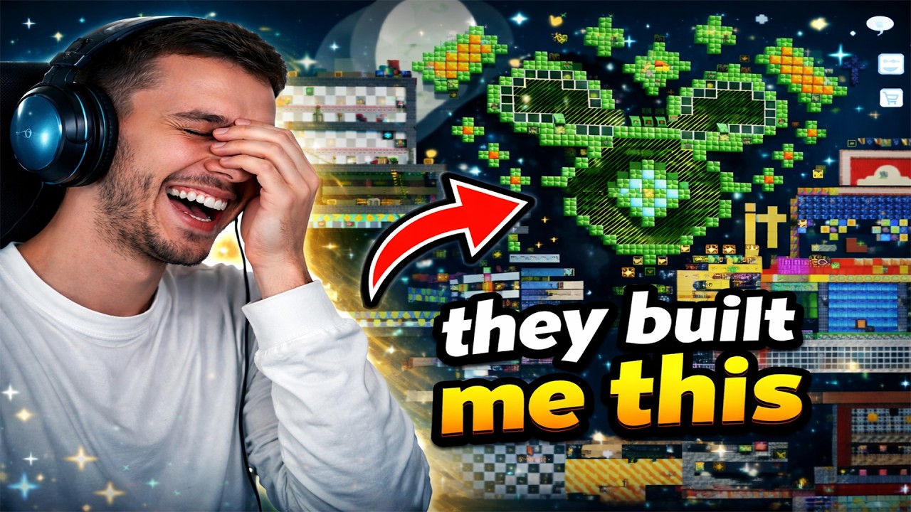 I Asked My Fans to Build Me a Dream World in Growtopia — They Went TOO FAR… 😂