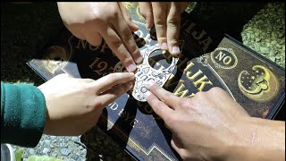 Using an ouija board in the cemetery at night!!