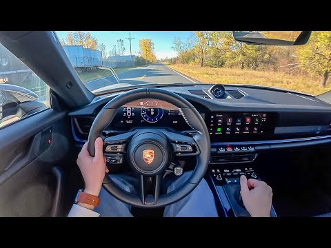 2025 Porsche 911 Carrera T - POV Test Drive (Binaural Audio)