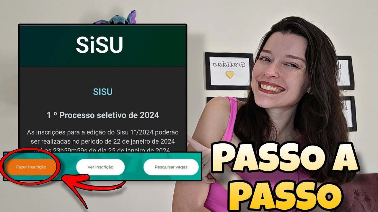 COMO SE INSCREVER NO SISU 2024 l Passo a passo da inscrição do Sisu!!!