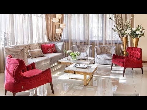 New Living Room Furniture and Decor | Modern Style 💜💜💜