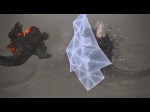 Spacegodzilla vs Burning Godzilla vs Angiurus