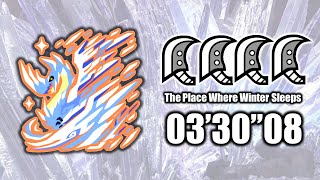 【MHWI】M★6 六花が静かに眠るなら 03’30’’08 非火事場 大剣pt (歴戦王イヴェルカーナ) / The Place Where Winter Sleeps GS 4pt