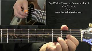 How To Play Cat Stevens Boy With The Moon And Star On His Head (intro only)