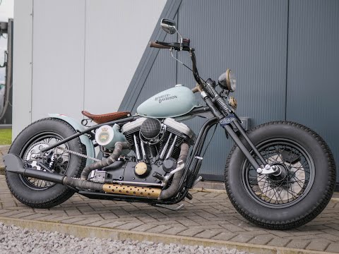 2003 Harley-Davidson 833 Sledhead Gooseneck Framed Custom Bobber