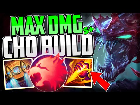 CHO'GATH MAX SPEED 1v5 CARRY BUILD (NO ONE CAN ESCAPE)  League of Legends