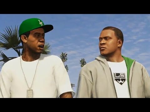 GTA V - Franklin and Lamar talk about Grove Street Families