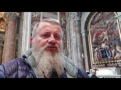 Charbel Tv-Modlitwa przy grobie św.Jana Pawła II-Preghiera vicino tomba San GiovanniPaoloII 28.11.22