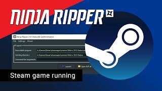 Ninja Ripper 2.0.3. How to rip games from Steam