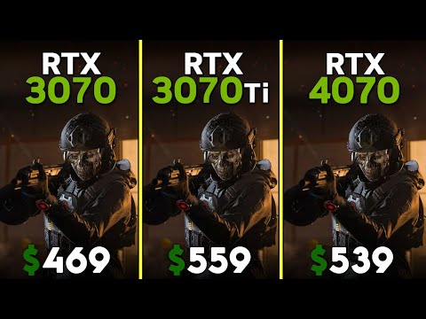 RTX 3070 vs RTX 3070 Ti vs RTX 4070 | Ryzen 5 7600 | Tested in 15 games