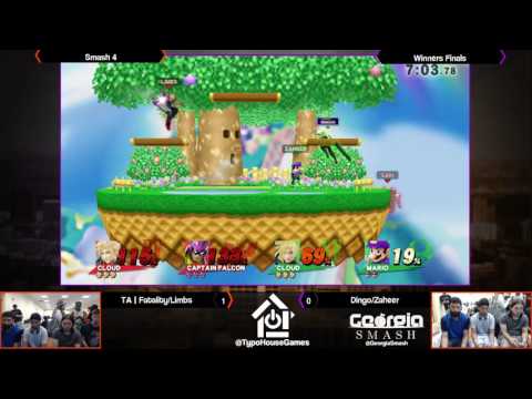 NaCl Monthly Doubles 7/30 - TA | Fatality/Limbs vs Dingo/Zaheer - Smash 4 Winners Finals