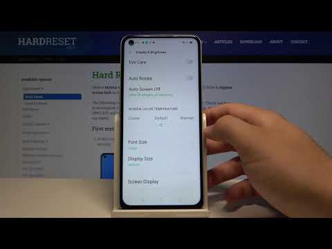 How to Adjust Size of Text in Oppo A52 – Change Font Size