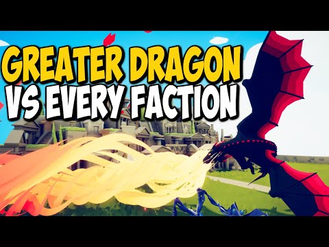 🐉Greater Dragon vs Every Faction (Same Price) - Totally Accurate Battle Simulator TABS