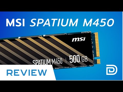 MSI Spatium M450 NVMe M 2 SSD Review