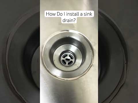 How Do I install a sink drain? #simple #diy #putty #plumbing
