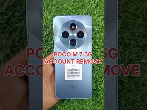 How To Remove Gmail Account From POCO M 7 5G ⚡ How To Remove Google Account In Android 🔥🔥 #shorts
