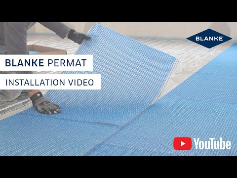 BLANKE PERMAT Installation video — Multifunctional Reinforcing Underlayment