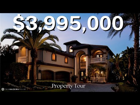 Touring my $4,000,000 Lakefront Listing in Windermere, FL!