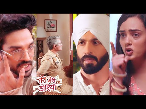 Teri Meri Doriyaann Today Episode Promo 1 |22 Oct 2023|Rumi ne di Sahiba ko dhamki,Angad-Police sath