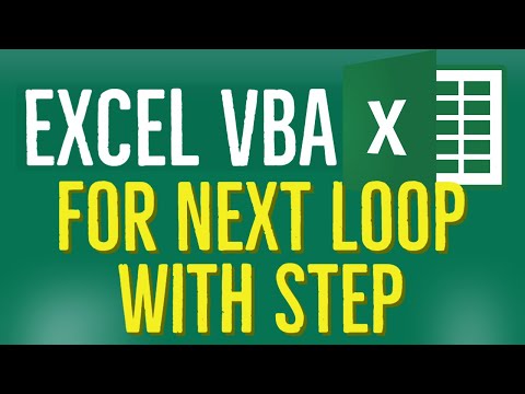 Excel VBA Tutorial for Beginners 39 For Loop For Next Loop With Step in MS Excel VBA