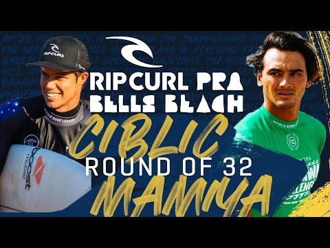 Morgan Cibilic vs Barron Mamiya | Rip Curl Pro Bells Beach - Round of 32 Heat Replay