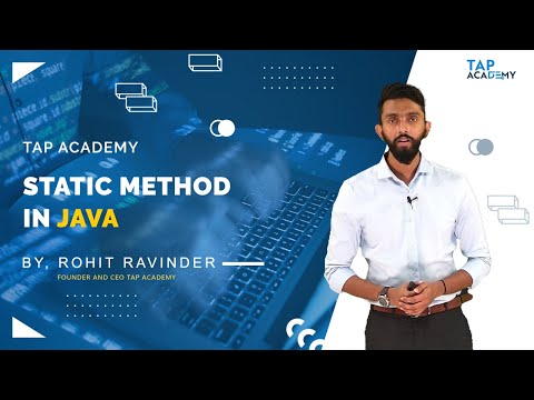 Static Methods in Java | TAP Academy