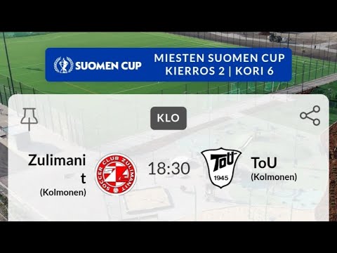 Zulimanit - ToU, miesten Suomen Cup, 30.03.2025