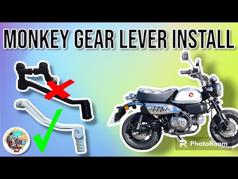 Gear shift lever removal & install on a Honda Monkey 125 / MSX125