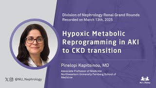 Hypoxic metabolic reprogramming: Implications for AKI to CKD transition - Pinelopo Kapitsinou