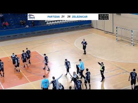 ARKUS liga 18. kolo / RK Partizan - RK Železničar 1949 / 26.02.2020.