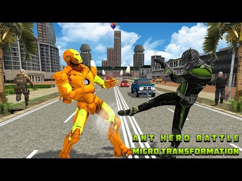 Ant Hero Battle:  Micro Transformation Video
