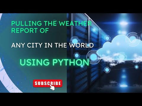 Weather Forecast Using Python