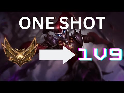 AD SHACO 1v9 IN GOLD
