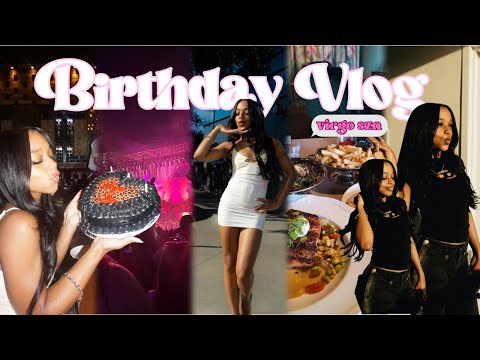 MY 18th BIRTHDAY VLOG| lunch date, bunna B party, dinner, and chris brown concert || JADA STAR