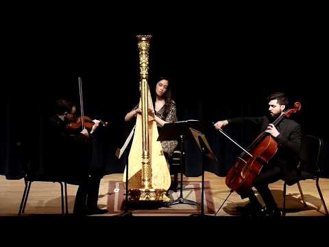 Jacques Ibert - Trio for Violin, Cello & Harp ( II. Andante Sostenuto )