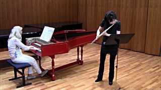 J. Seb.Bach: Sonate h-moll für Flöte und Cembalo