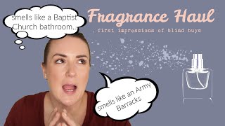 HUGE PERFUME HAUL + BLIND BUY FIRST IMPRESSIONS