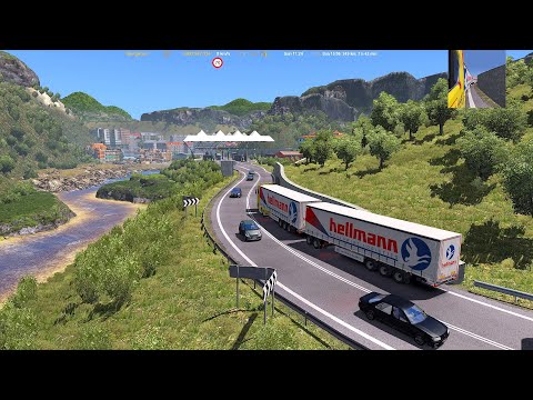 ETS2 1.36 Promods2.43 | Beautiful scenery and fun winding road | Zaragoza [ES] - Toulouse [FR]