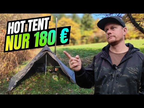 Tent Stove & Tent for Winter – Foldable & Practical | Hot Tent for Camping | Bushcraft | Outdoor