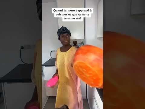 Quand tu cuisines avec ta mère et ça se passe mal