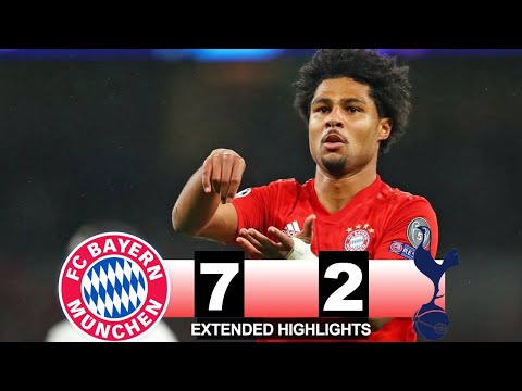 Tottenham 2-7 Bayern Munich | Highlights And All Goals