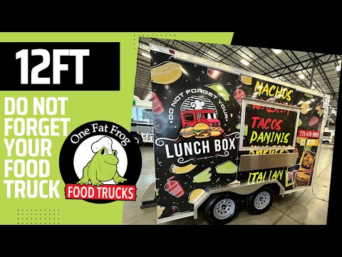 Create your own culinary marvels in a 12ft Food Trailer like this - ONE FAT FROG FOOD TRUCKS ORLANDO