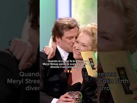 Quel momento in cui #MerylStreep diventa Cenerentola e #ColinFirth il suo principe azzurro! 👠 🥹