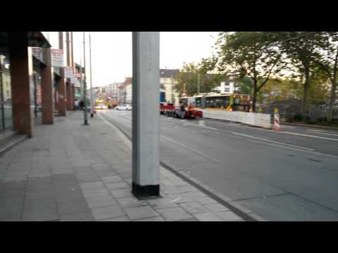 Mercedes Benz Citaro 5er g EVAG an der Baustelle