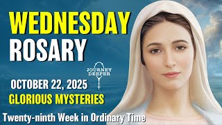 Wednesday Rosary 💙 Glorious Mysteries of Rosary 💙 October 22, 2025 VIRTUAL ROSARY