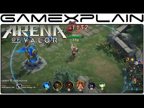 16 Minutes of Arena of Valor for Nintendo Switch DIRECT FEED Gameplay (Gamescom 2018) - YouTube